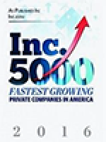 INC 5000 Fastest Growing Companies 2016 & 2013 1