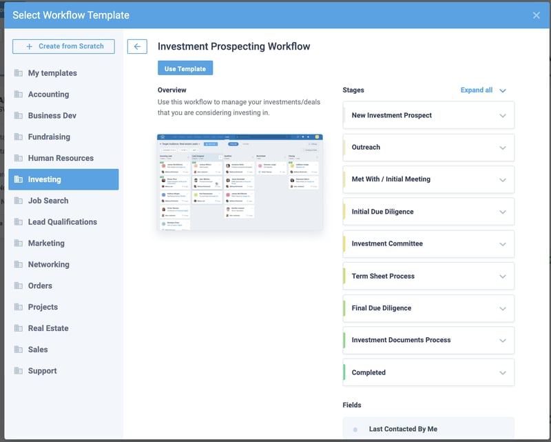 Workflow templates