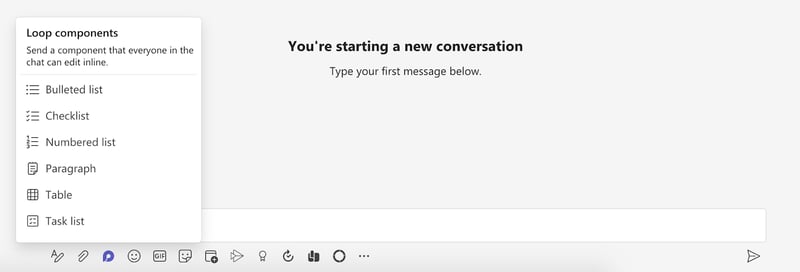 You're starting a new conversation